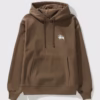 Stussy Basic Hoodie Coffee