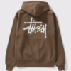 Stussy Basic Hoodie Coffee2