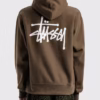 Stussy Basic Hoodie Coffee4