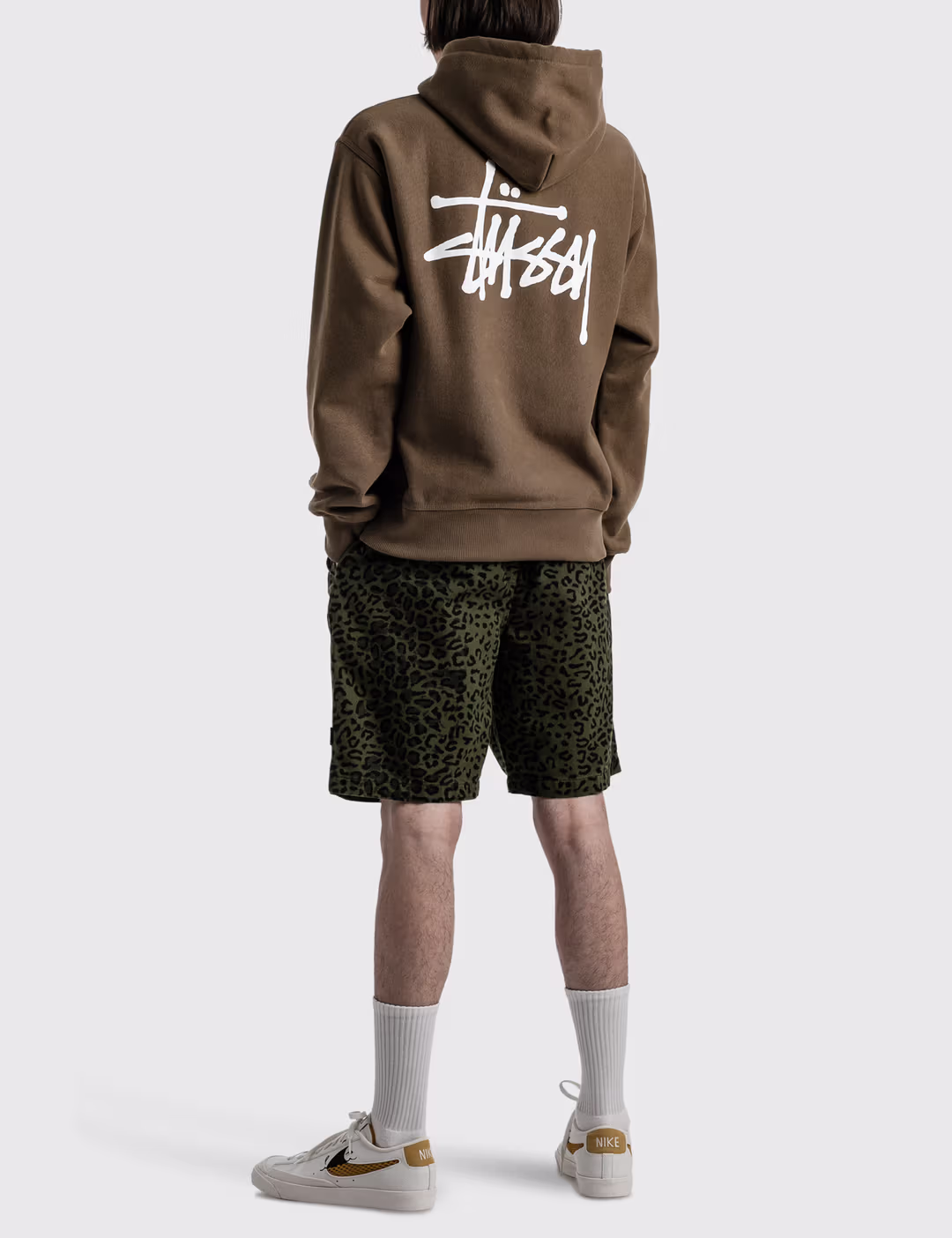 Stussy Basic Hoodie Coffee5