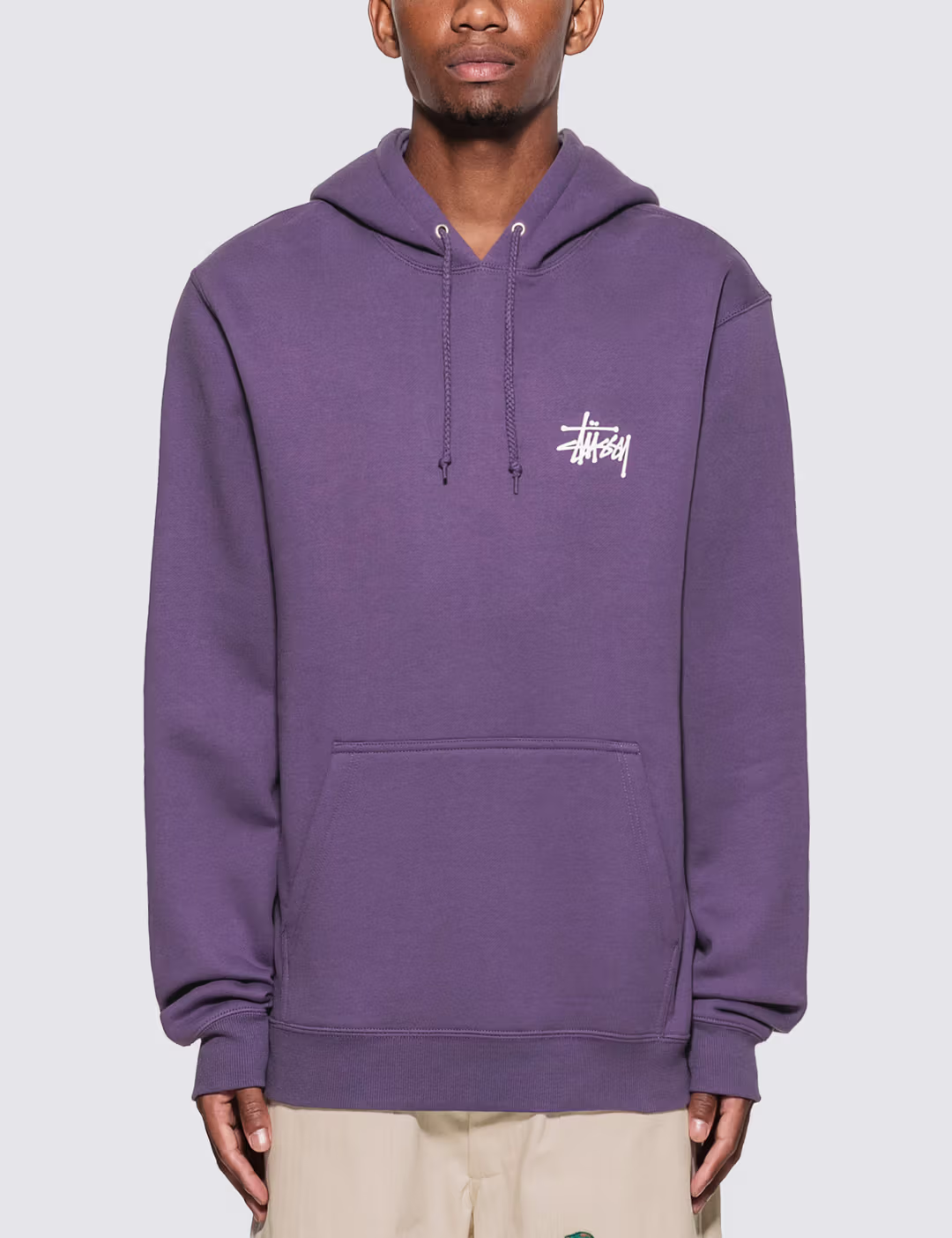 Stussy Basic Hoodie Purple