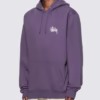 Stussy Basic Hoodie Purple2
