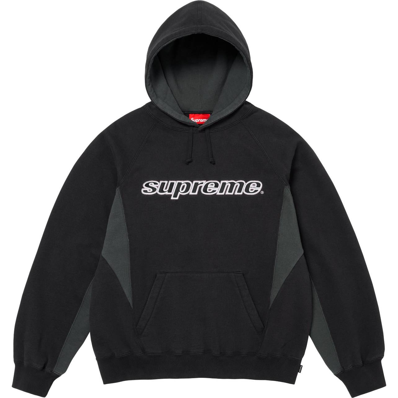 Supreme Division Hoodie Black