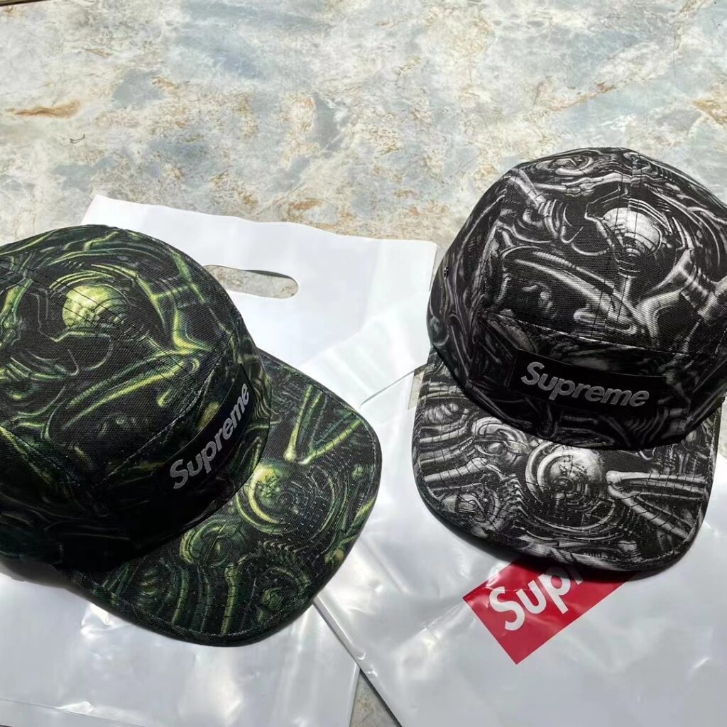 Supreme Supreme H.R. Giger Green Camp Cap