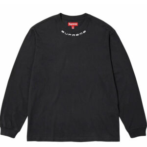 Supreme Collar Logo Long-Sleeve Top
