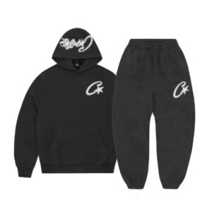 Corteiz C-Star Appliqué Tracksuit Black