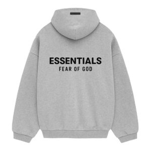 Essentials Fear Of God Grey Hoodie