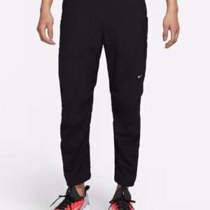 Nike Dri-Fit Solid Color Logo Embroidered Drawstring Lacing Sports Pants