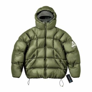 Palace Pertex Frost Balaclava Puffa ‘Olive'