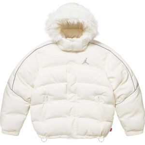 Supreme x Jordan Puffer Jacket 'White'