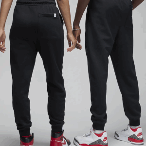 Air Jordan Essentials Holiday Sweatpants ‘Black Red’1