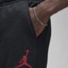 Air Jordan Essentials Holiday Sweatpants 'Black Red'3