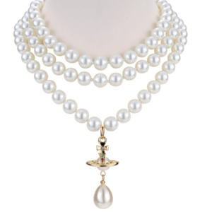 Vivienne Westwood Choker Three Row Pearl