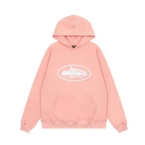 Corteiz Alcatraz Hoodie Baby Pink1