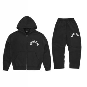 Corteiz Colly Arch Black Tracksuit