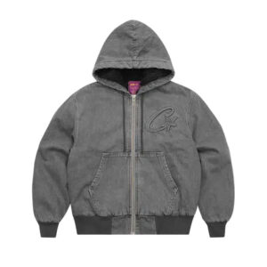 Corteiz Embossed C-Star Denim Work Jacket