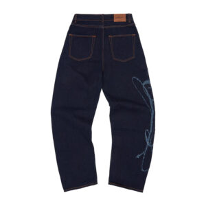 Corteiz Frayed Denim Baggy Jeans