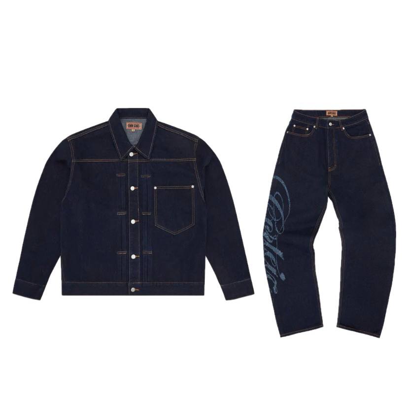 Corteiz Frayed Denim Suit