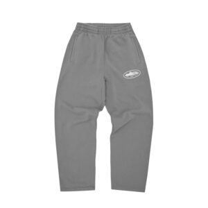 Corteiz Island Puff Print Open Hem Sweatpant
