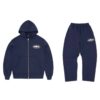 Corteiz Island Puff Print Tracksuit Navy