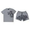Syna World Logo T-Shirt & Short Set Grey2
