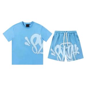 Syna World Logo T-Shirt & Short Set Sky Blue