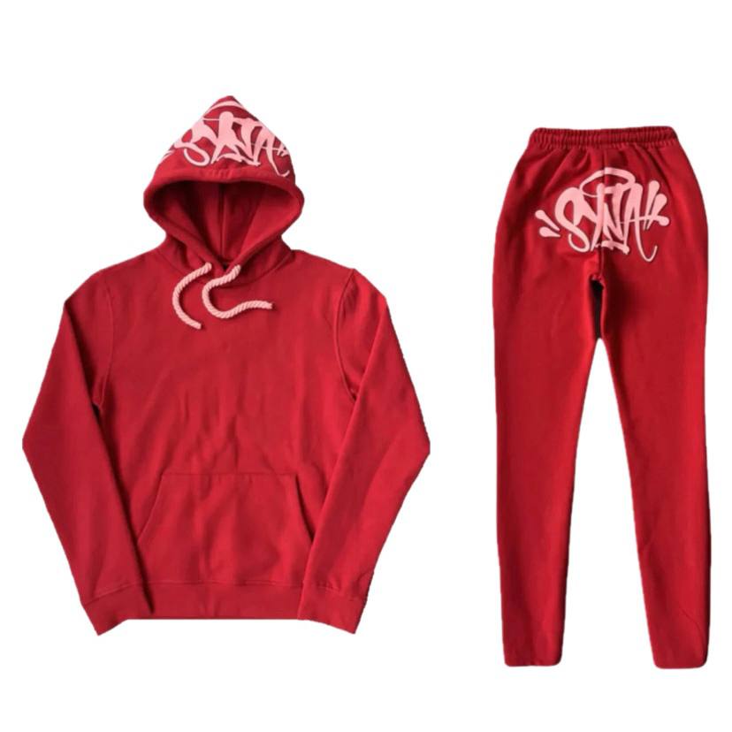 Syna World Logo Tracksuit – Red