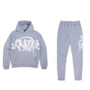 Syna World Team Tracksuit Marl Grey/White