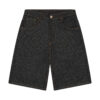 aziza black raw Jorts 011