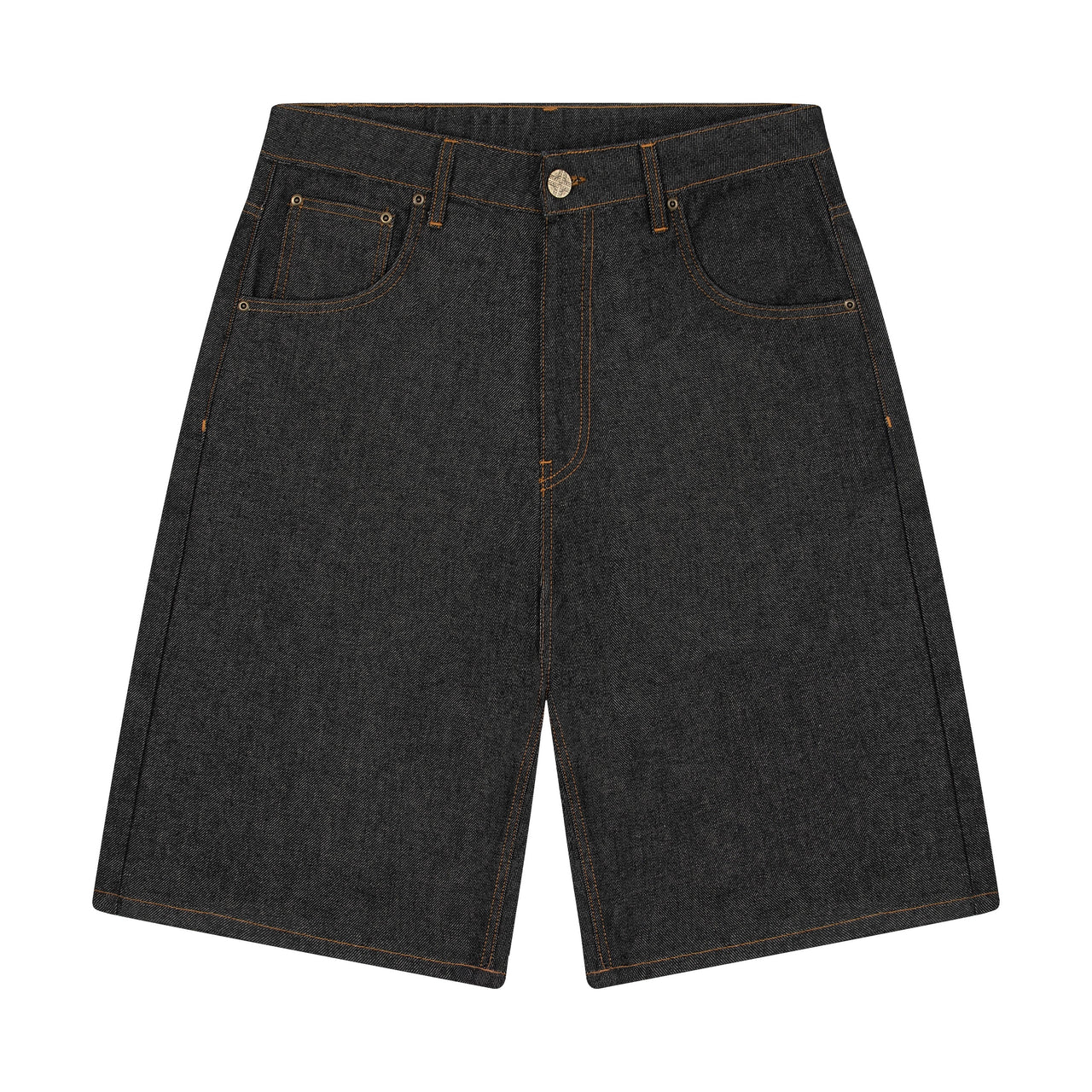 aziza black raw Jorts 011