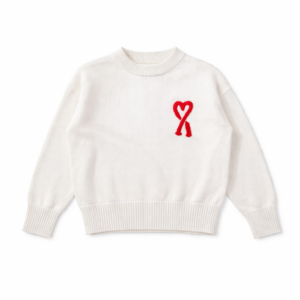 Ami Paris Ami de Coeur Sweater Red