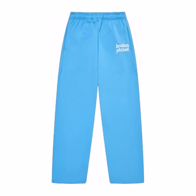 Broken Planet Basics Straight Leg Sweatpants Light Blue