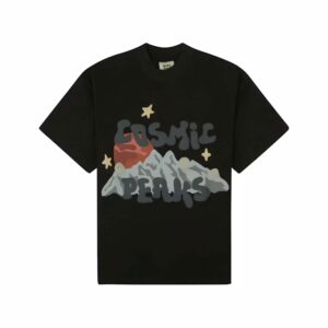 Broken Planet Cosmic Peaks T-shirt Soot Black