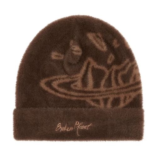 Broken Planet Fuzzy Beanie Mocha Brown