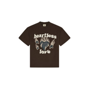 Broken Planet Heartless Love T-shirt Mocha Brown