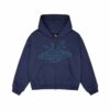 Broken Planet Zip-Up Hoodie Deep Navy