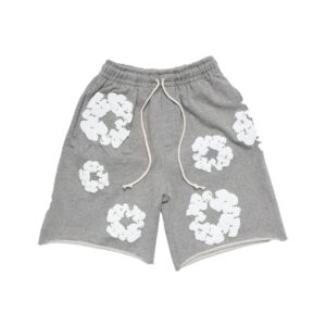 Denim Tears The Cotton Wreath Shorts - Grey