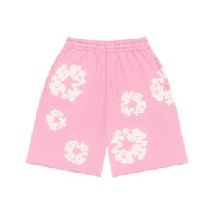 Denim Tears The Cotton Wreath Shorts - Pink