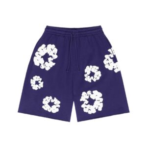 Denim Tears The Cotton Wreath Shorts - Purple
