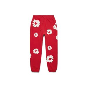 Denim Tears The Cotton Wreath Sweatpants - Red
