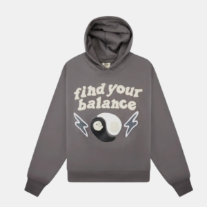 Broken Planet Market Find Your Balance Ash Grey Hoodie
