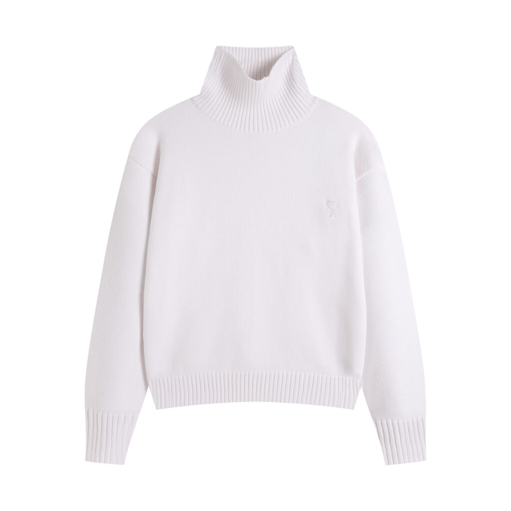 Ami Paris Ami de Coeur High Neck Sweater