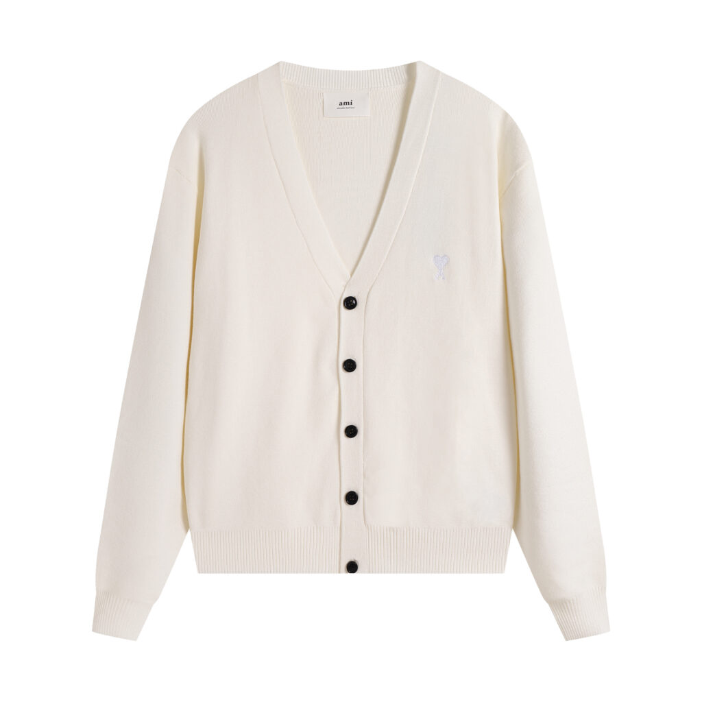 Ami Paris Ami de Coeur Cardigan