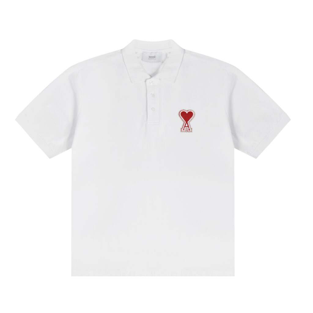 Ami Paris Ami de Coeur Polo Shirt