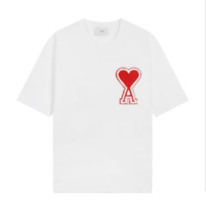 Ami Paris Ami de Coeur Patch T-Shirt