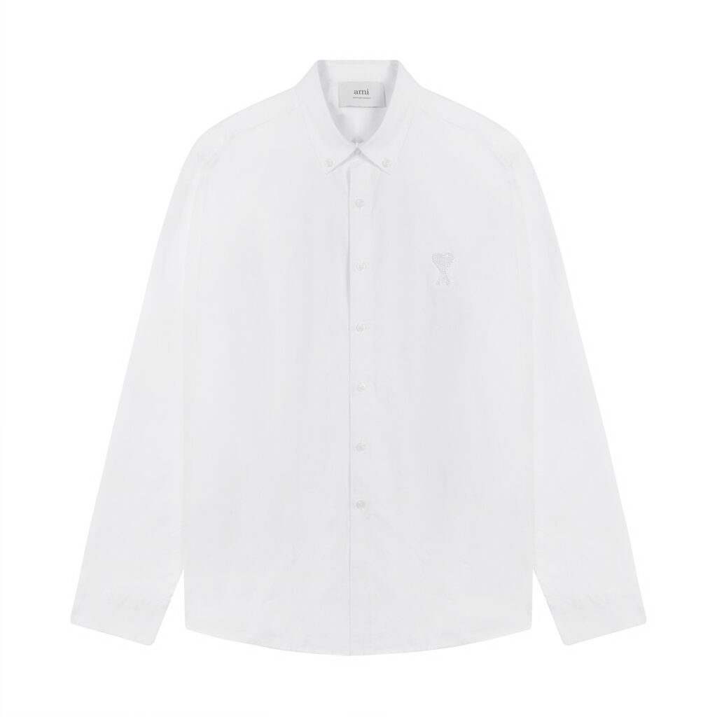 Ami Paris Ami de Coeur Oxford Shirt