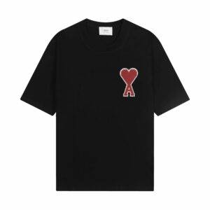 Ami Paris Ami de Coeur Patch T-Shirt