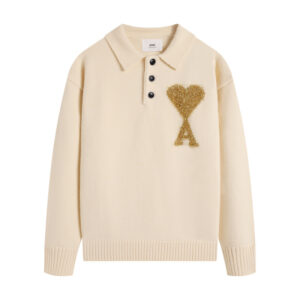 Ami Paris Ami de Coeur Polo Sweater