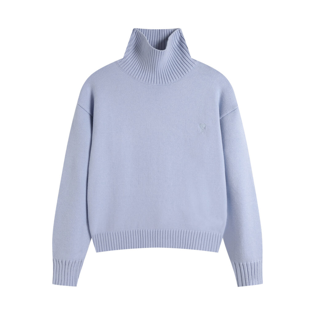 Ami Paris Ami de Coeur High Neck Sweater