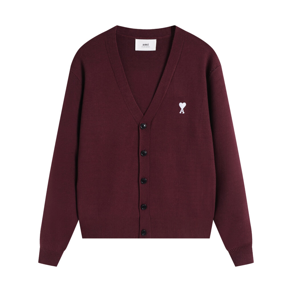 Ami Paris Ami de Coeur Cardigan